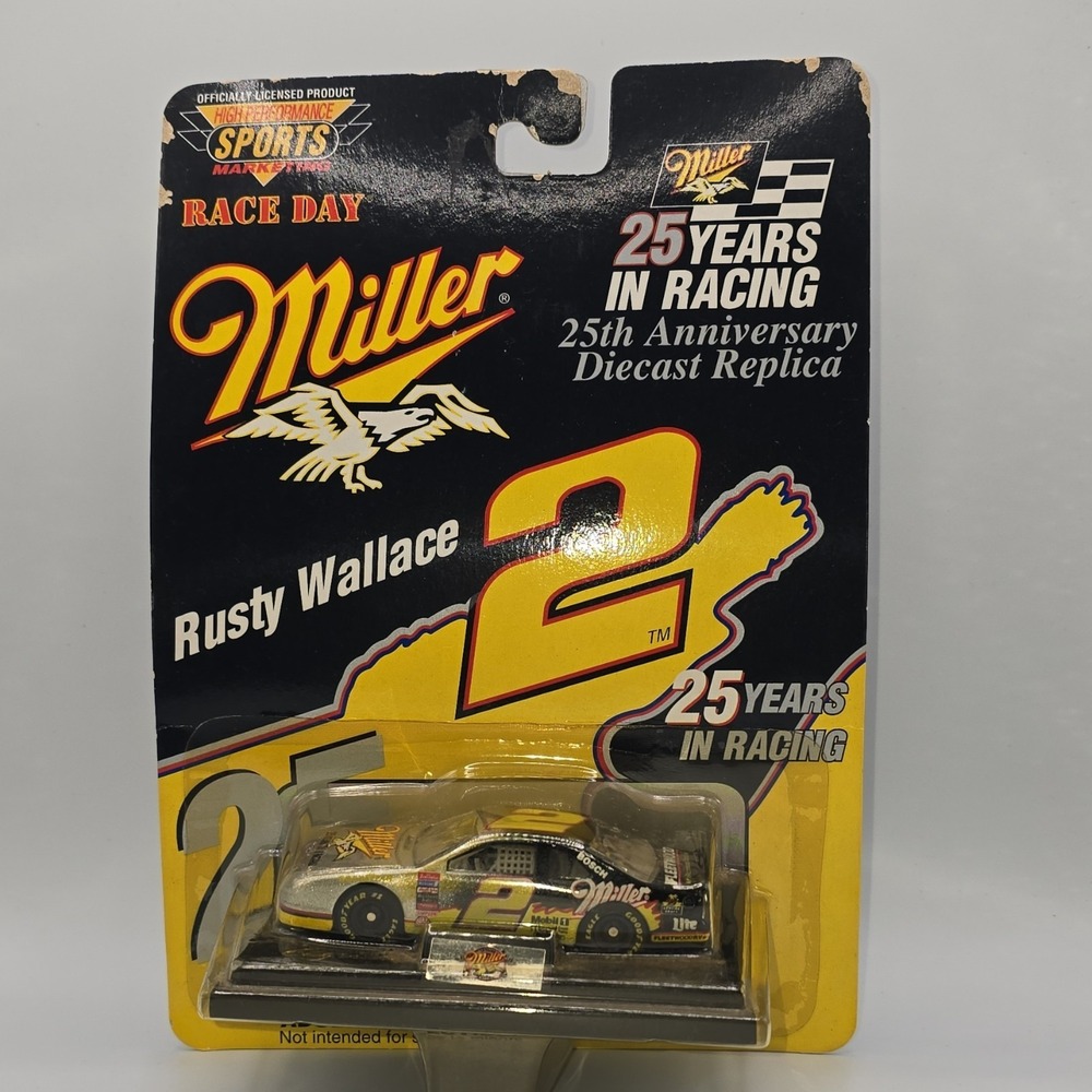 Revell-Monogram‎ Rusty Wallace Miller 25th Anniversary 1:64 Diecast NASCAR